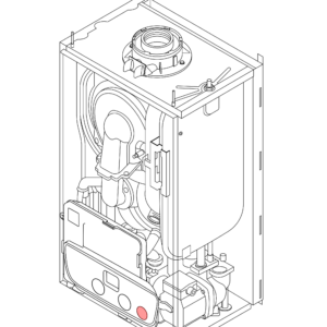 7684005 - BAXI - 600 Range - 624 - Pressure Gauge